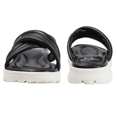 Women's Cushioned Padded Cross-Band Comfort Sandal
