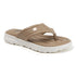 Women's Contoured Padded Thong Strap Comfort Sandal