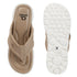 Women's Contoured Padded Thong Strap Comfort Sandal