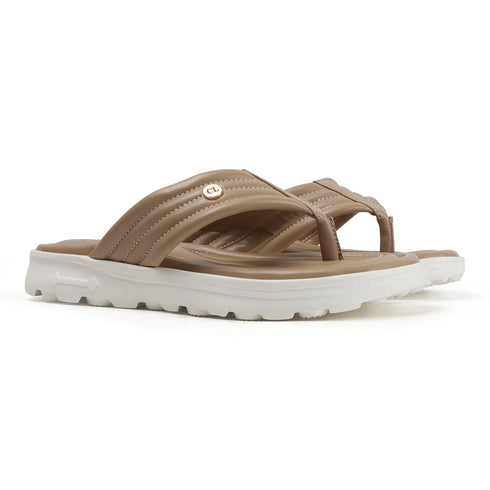 Women's Contoured Padded Thong Strap Comfort Sandal