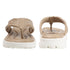 Women's Contoured Padded Thong Strap Comfort Sandal