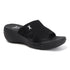 Women's Woven Strap Cutout Detail Comfort Wedge Sandal
