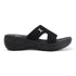 Women's Woven Strap Cutout Detail Comfort Wedge Sandal