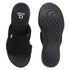 Women's Woven Strap Cutout Detail Comfort Wedge Sandal