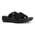 Women's Woven Strap Cutout Detail Comfort Wedge Sandal