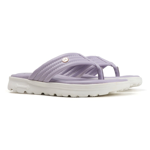Women's Contoured Padded Thong Strap Comfort Sandal