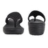 Women's Knitted Thong Strap Arch Support Wedge Sandal