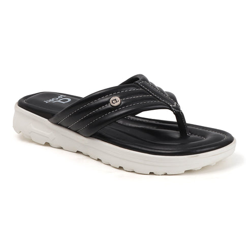 Women's Contoured Padded Thong Strap Comfort Sandal