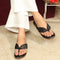 Women's Glamorous Ruched T-Strap Sandal