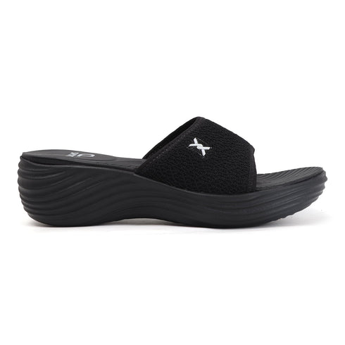 Women's Knitted Single-Band Comfort Wedge Sandal