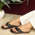 Women's Glamorous Ruched T-Strap Sandal
