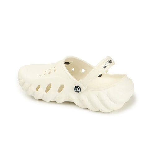 Men Textured Comfort Clogs with Back Strap