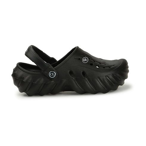 Men Textured Comfort Clogs with Back Strap