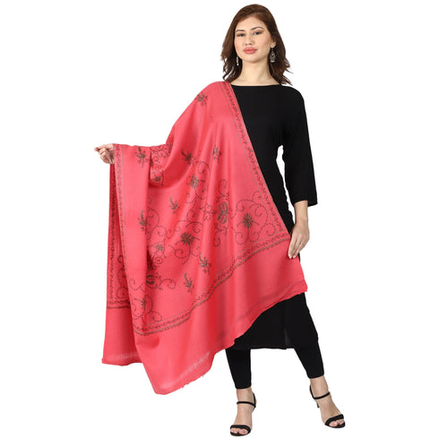 Women's Hand Embroidered Wool Shawl