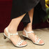 Women's Adjustable Ankle Strap Strappy Embellished Sandals