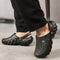 Men Textured Comfort Clogs with Back Strap