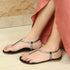 Women's Sparkle-Strap Thong Sandals