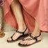 Women's Comfort Beaded Ankle Strap Sandals