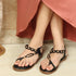 Women's Comfort Beaded Ankle Strap Sandals