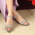 Women's Adjustable Ankle Strap Embellishment Sandal