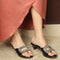 Women's Jeweled Embellishment Slip-On Style Sandal