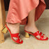 Women's Effortless Slip-On Style Decorative Buckle Sandal