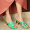 Women's Effortless Slip-On Style Decorative Buckle Sandal