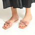 Women's Effortless Chic Bow-Detail Slides Sandal