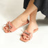 Women's Effortless Chic Bow-Detail Slides Sandal