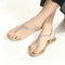 Women's Sparkle-Strap Thong Sandals