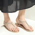 Women's Sparkle-Strap Thong Sandals