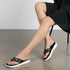 Women's Contoured Padded Thong Strap Comfort Sandal