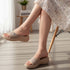 Women's Knitted Single-Band Comfort Wedge Sandal