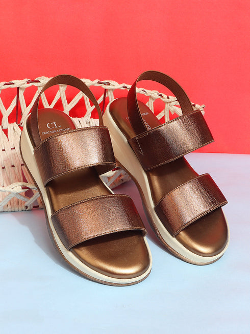 Women's Comfort Wedge Ankle-Strap Sandals