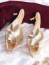 Women's Slip-On Style Kitten Heel Sandal