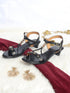 Women's Adjustable Ankle Strap Strappy Embellished Sandals