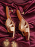 Women's Slip-On Style Kitten Heel Sandal