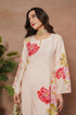 Komal x HOK Printkari Poly Muslin Co-ord set in Blush Pink