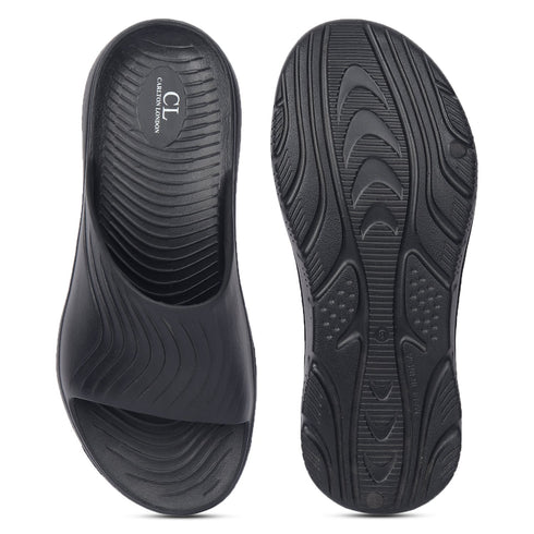 Men's Contoured Single Strap Recovery Slide Sandal