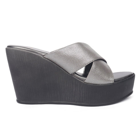 Women's Cross Strap Wedge Heels Sandals