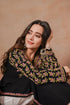 Komal x HOK Saba Chikankari Long Kurta in Rayon Cotton - Black