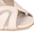 Women's Slingback Peep Toe Kitten Heel Sandal with Mesh Detail