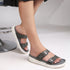 Women's Double Buckle Slide Comfort Sandals