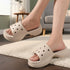 Women's Lightweight Platform Sandal Cushioned Slip-On Comfort Footwear