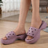 Women's Lightweight Platform Sandal Cushioned Slip-On Comfort Footwear
