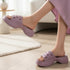 Women's Lightweight Platform Sandal Cushioned Slip-On Comfort Footwear
