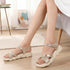 Women's Adjustable Strap Comfort Cross-Band Sandal