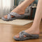 Women's Puffy Strap Bow Knot Slide Sandal