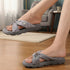 Women's Puffy Strap Bow Knot Slide Sandal