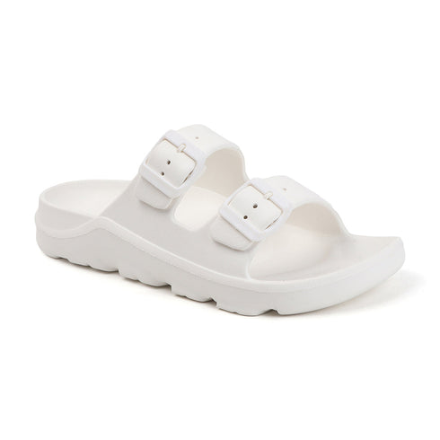 Men's Comfort Dual Buckle Strap Slide Sandals